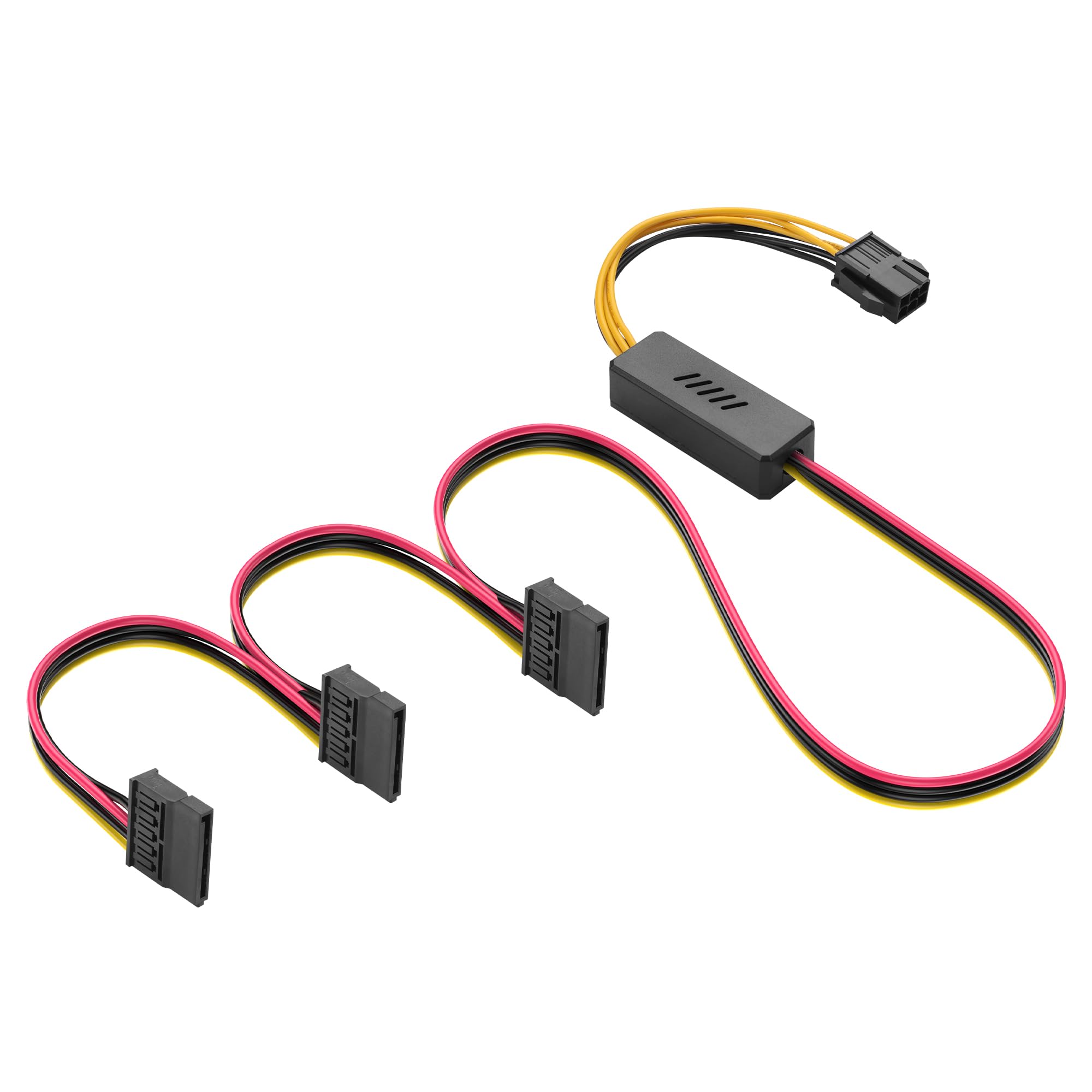 Amazon.co.jp: SinLoon 6ピン ATX 電源 - SATA IDE ハードドライブ電源